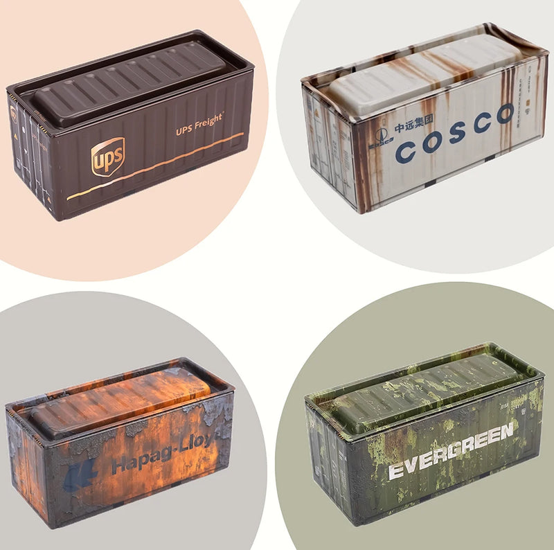 Mini caixa de armazenamento de ferro em miniatura caixa de ferro de armazenamento decoração criativa coleção pequeno item desktop mini recipiente modelo crianças presentes.