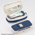 Estojo Papelaria Material Escolar Estojos Bolsa De Escritório Saco De Armazenamento De Mesa Estudantes Crianças Caneta.