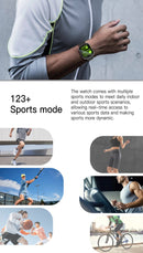 Smartwatch HD 2,01” com Monitor Cardíaco e Pressão Arterial