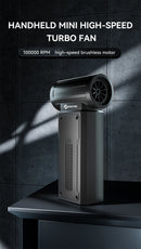 Mini Turbo Ventilador BOOSTER W01 — Potência Extrema em Tamanho Compacto