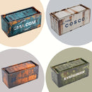 Mini caixa de armazenamento de ferro em miniatura caixa de ferro de armazenamento decoração criativa coleção pequeno item desktop mini recipiente modelo crianças presentes.