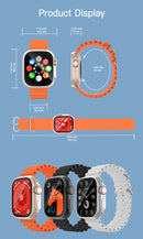 Smartwatch HD 2,01” com Monitor Cardíaco e Pressão Arterial