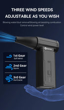 Mini Turbo Ventilador BOOSTER W01 — Potência Extrema em Tamanho Compacto