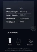 Mini Turbo Ventilador BOOSTER W01 — Potência Extrema em Tamanho Compacto