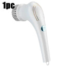 Escova Elétrica 5 em 1 — Limpeza Turbo para Banheiro, Cozinha e Toda a Casa