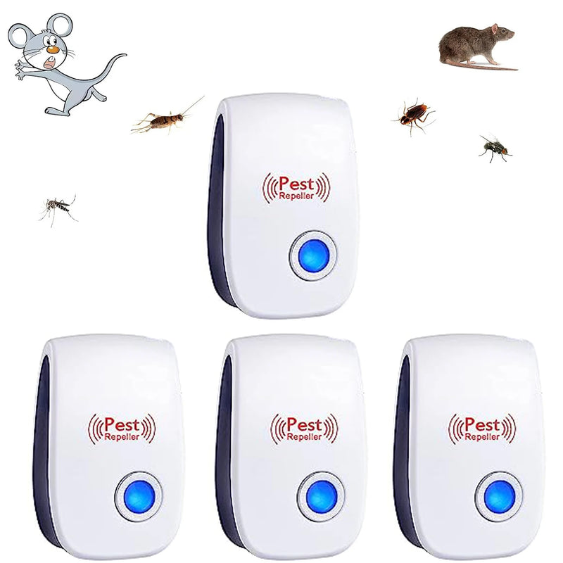 Repelente Ultrassônico de Pragas — Anti-Mosquitos, Anti-Baratas e Anti-Ratos • Proteção Sem Veneno