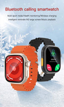 Smartwatch HD 2,01” com Monitor Cardíaco e Pressão Arterial