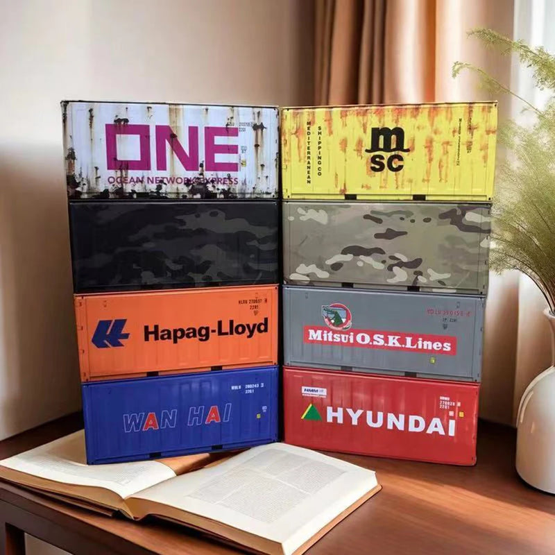 Mini caixa de armazenamento de ferro em miniatura caixa de ferro de armazenamento decoração criativa coleção pequeno item desktop mini recipiente modelo crianças presentes.