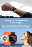 Smartwatch HD 2,01” com Monitor Cardíaco e Pressão Arterial