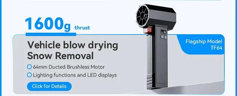 Mini Turbo Ventilador BOOSTER W01 — Potência Extrema em Tamanho Compacto