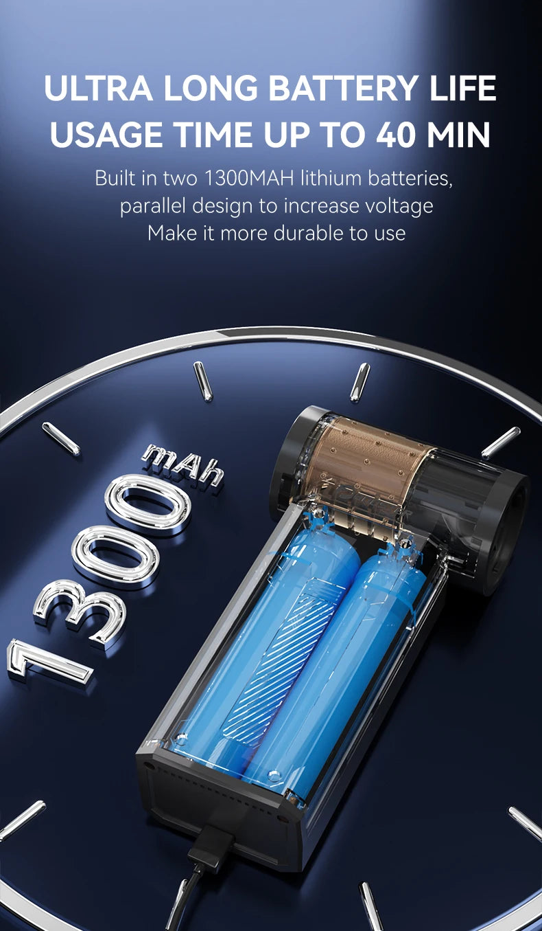 Mini Turbo Ventilador BOOSTER W01 — Potência Extrema em Tamanho Compacto