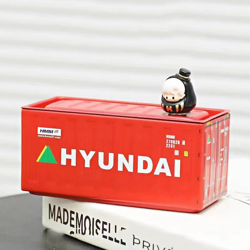 Mini caixa de armazenamento de ferro em miniatura caixa de ferro de armazenamento decoração criativa coleção pequeno item desktop mini recipiente modelo crianças presentes.