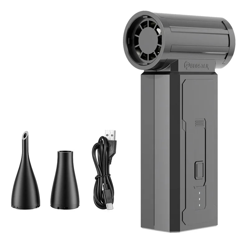 Mini Turbo Ventilador BOOSTER W01 — Potência Extrema em Tamanho Compacto